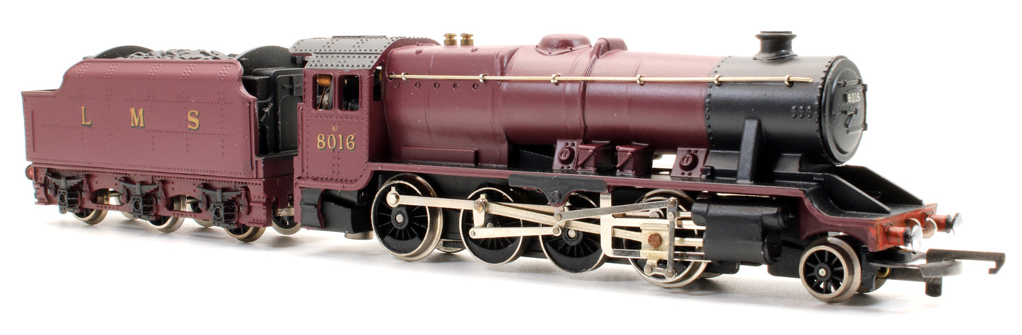 Pre-Owned LMS Maroon 2-8-0 Freight '8016' Steam Locomotive