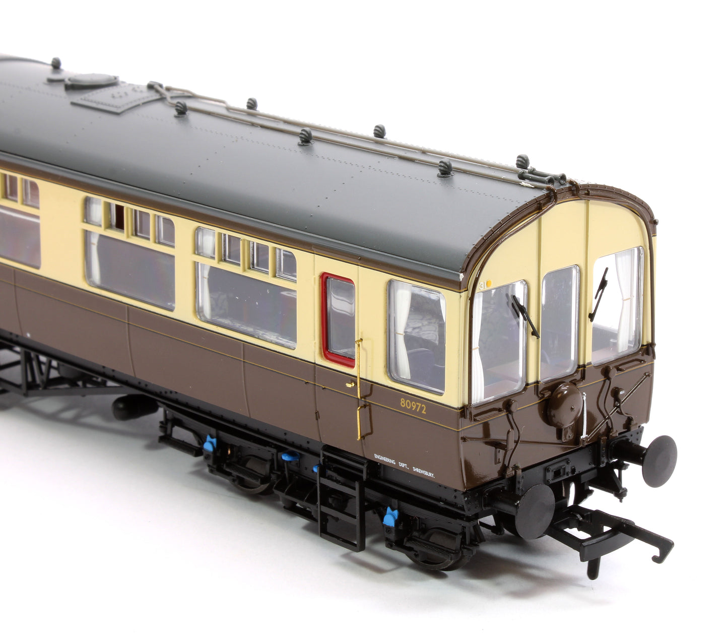 Black Label GWR Great Western Q13 Inspection Saloon, GWR Chocolate & Cream (Twin Cities) 80972