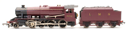 Pre-Owned LMS Maroon 2-8-0 Freight '8016' Steam Locomotive
