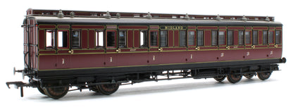 978005 48' Midland Railway ‘Evolution’ Bogie Coach Non-Corridor Carriage No.681, No.2441 & No.3207 3-Pack