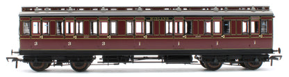 978005 48' Midland Railway ‘Evolution’ Bogie Coach Non-Corridor Carriage No.681, No.2441 & No.3207 3-Pack