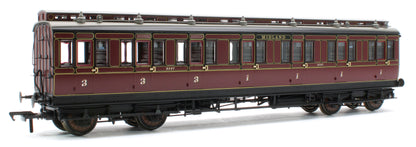 978005 48' Midland Railway ‘Evolution’ Bogie Coach Non-Corridor Carriage No.681, No.2441 & No.3207 3-Pack