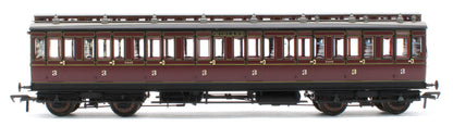 978005 48' Midland Railway ‘Evolution’ Bogie Coach Non-Corridor Carriage No.681, No.2441 & No.3207 3-Pack