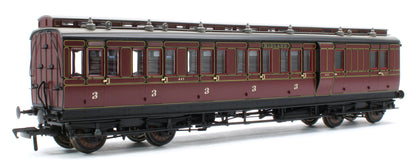 978005 48' Midland Railway ‘Evolution’ Bogie Coach Non-Corridor Carriage No.681, No.2441 & No.3207 3-Pack