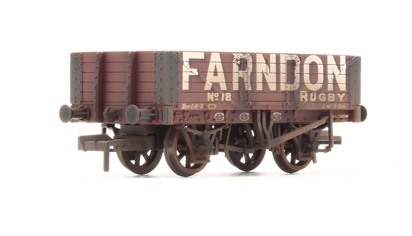 Pre-Owned 5 Plank Wagon 'Farndon' No.18 - Custom Weathered