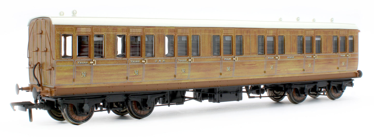 978021 48' GNR ‘Evolution’ Bogie Coach Non-Corridor Carriage No.3156, No.3067 & No.3923 3-Pack