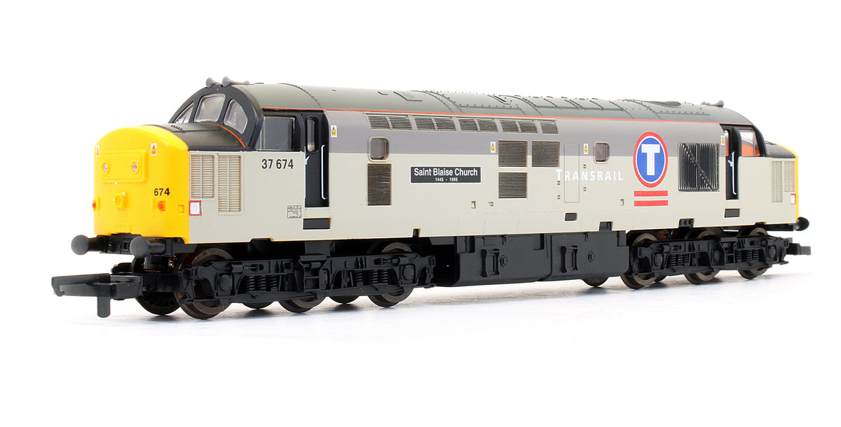 Pre-Owned Transrail Class 37674 'Saint Blaise Church' Diesel Locomotive