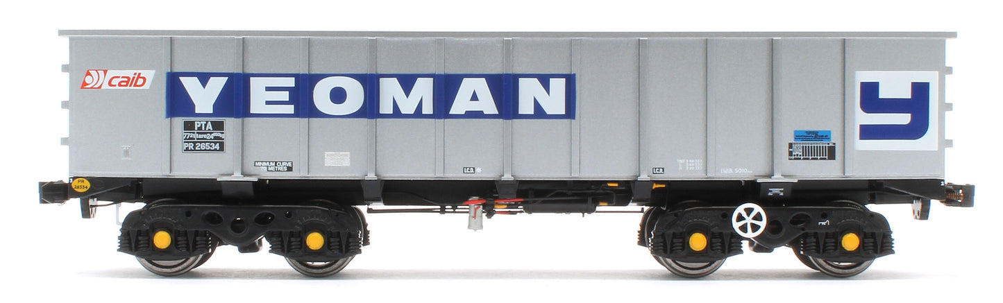 ACC2962 Set of 5 PTA - Foster Yeoman Silver (CAIB) Wagons - Pack 1