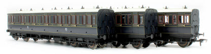 978025 48' SDJR ‘Evolution’ Bogie Coach Non-Corridor Carriage No.85, No.71 & No.15 3-Pack