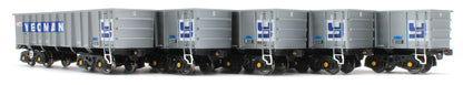 ACC2963 Set of 5 PTA - Foster Yeoman Silver (CAIB) Wagons - Pack 2