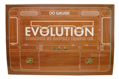 978021 48' GNR ‘Evolution’ Bogie Coach Non-Corridor Carriage No.3156, No.3067 & No.3923 3-Pack