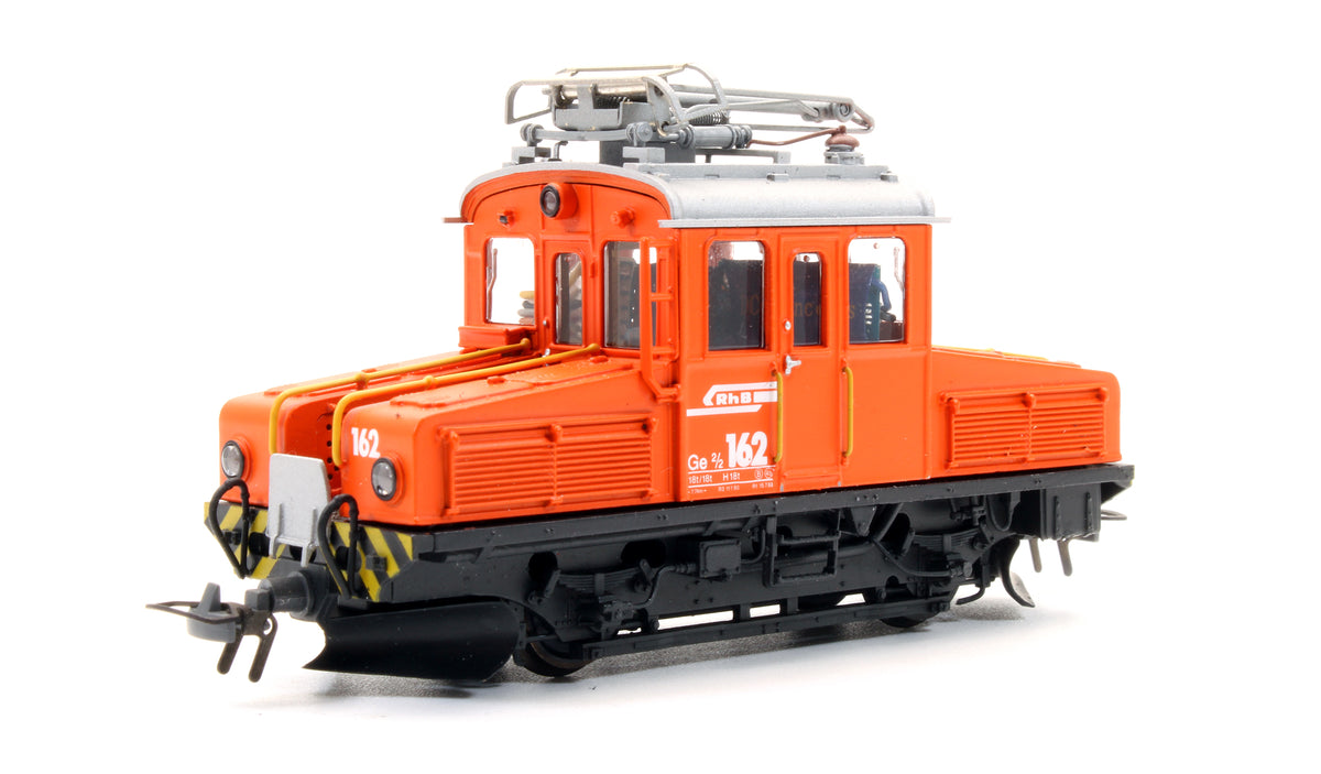 Pre-Owned RhB Ge 2/2 162 Shunting Locomotive - Metal Collection - DCC Fitted