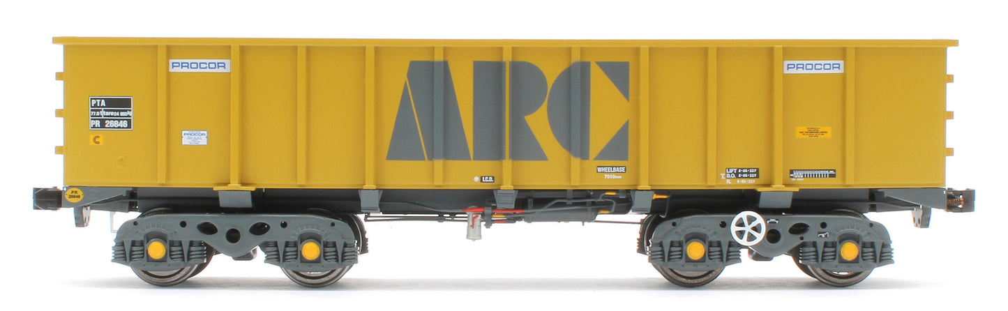ACC2964 Set of 5 PTA - ARC Early (Procor) Wagons - Pack 1
