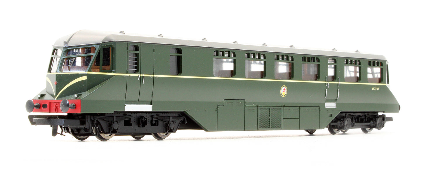 Pre-Owned R2653 BR Green Diesel Railcar 'W 22 W' - DCC Fitted