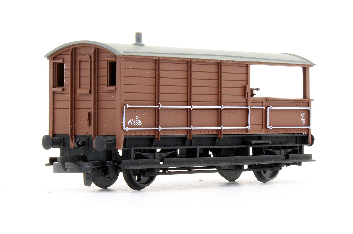 Pre-Owned 37-155 20 Ton Brake Van BR Brown (WR) 'W 68816'