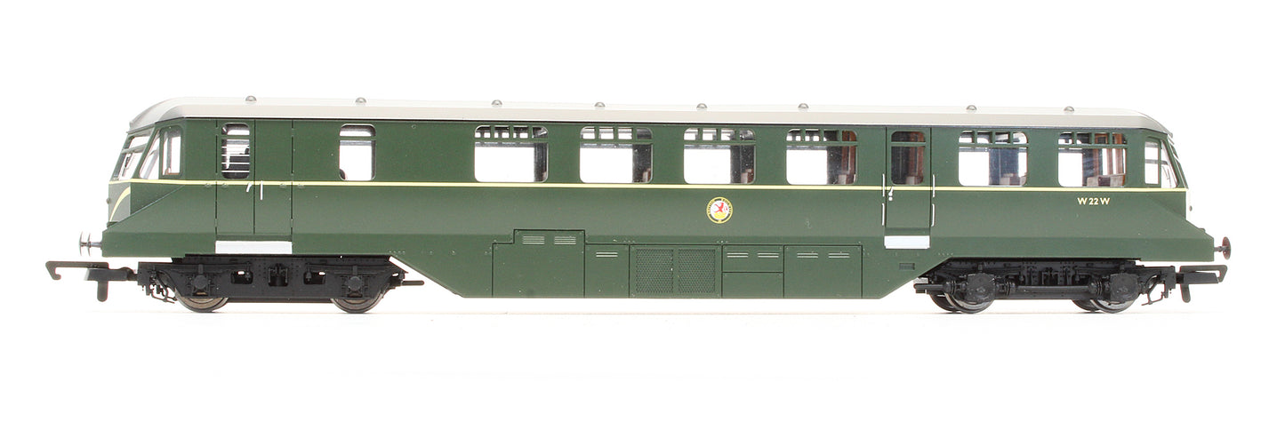 Pre-Owned R2653 BR Green Diesel Railcar 'W 22 W' - DCC Fitted