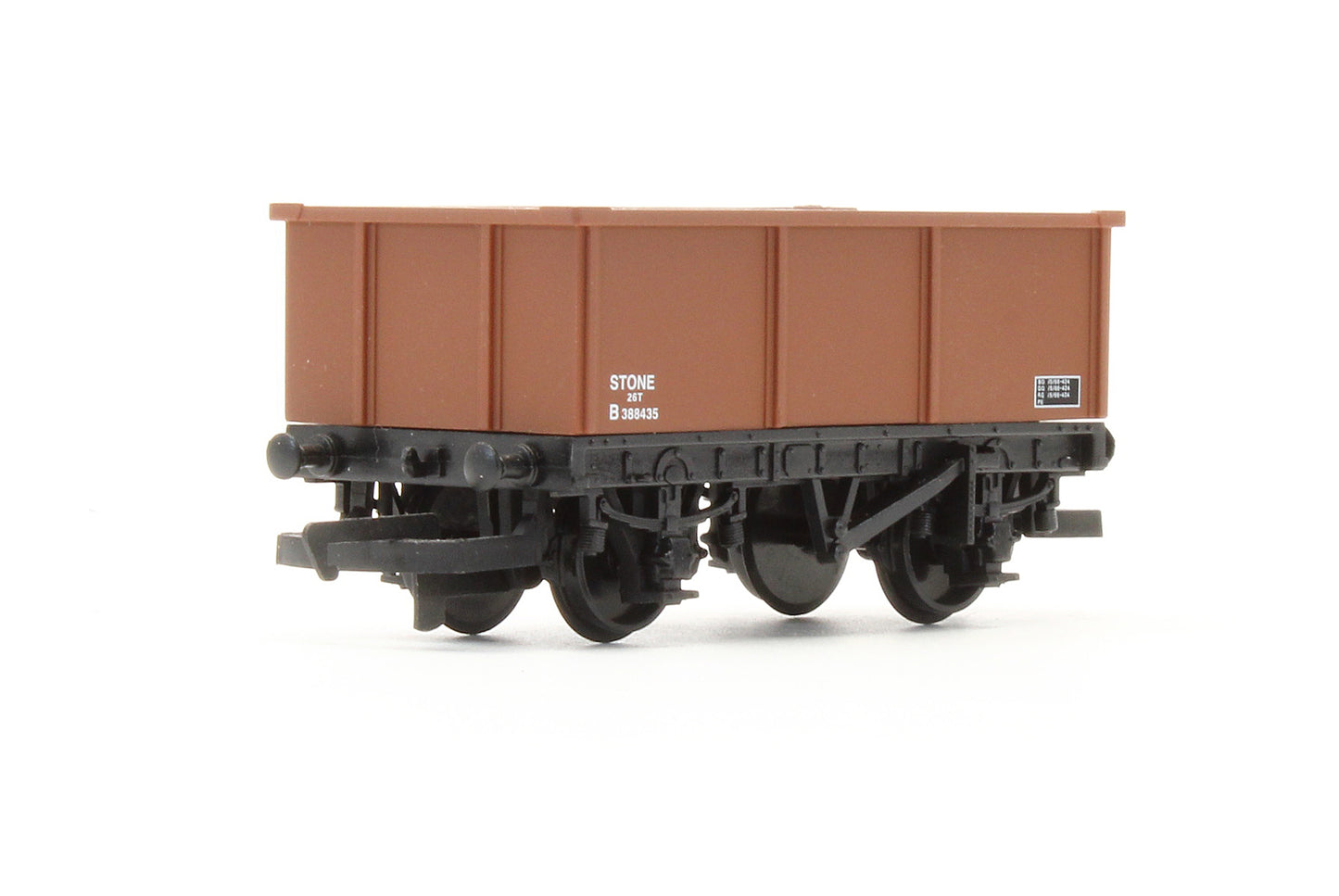 Pre-Owned RailRoad Set Of 3 BR Brown Mineral Wagons