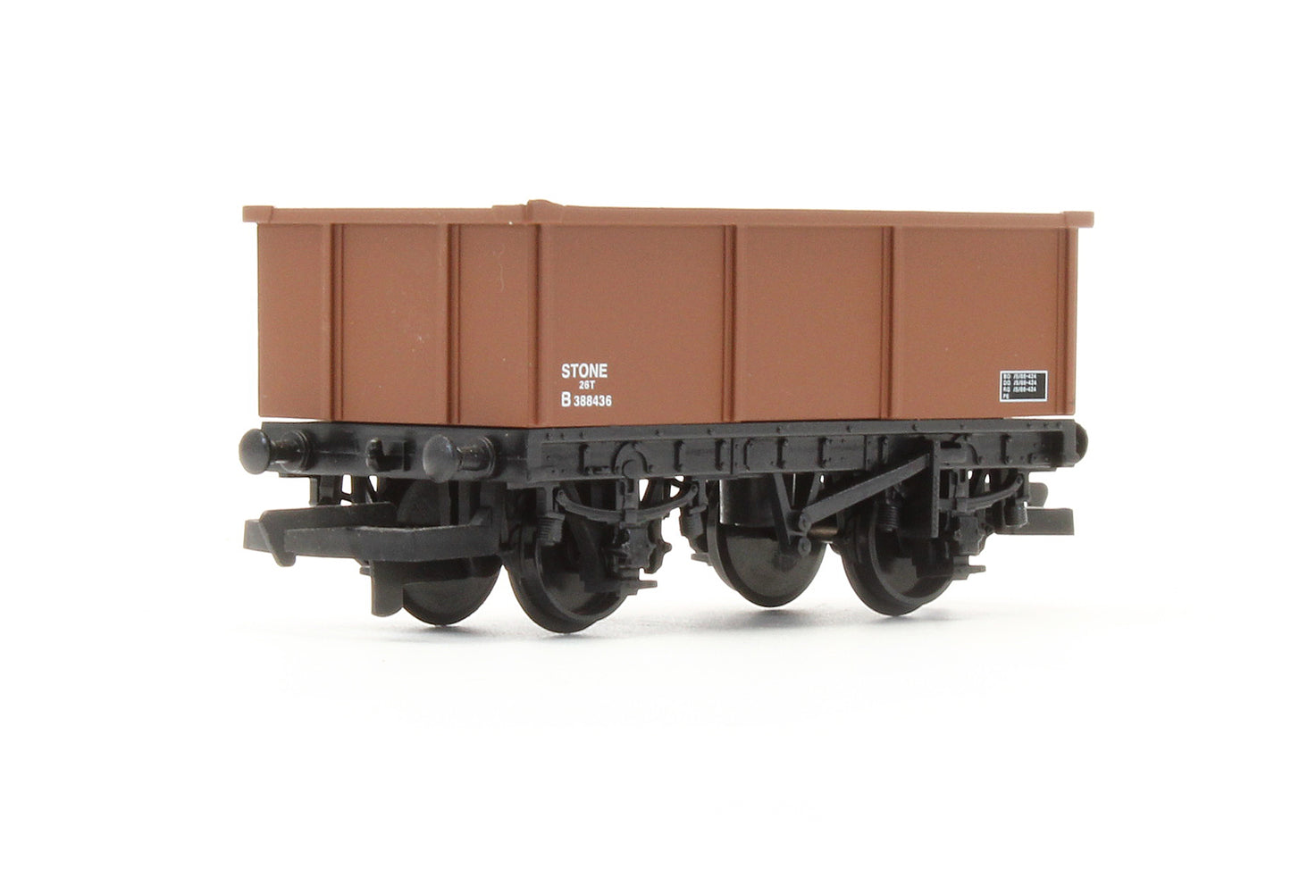 Pre-Owned RailRoad Set Of 3 BR Brown Mineral Wagons