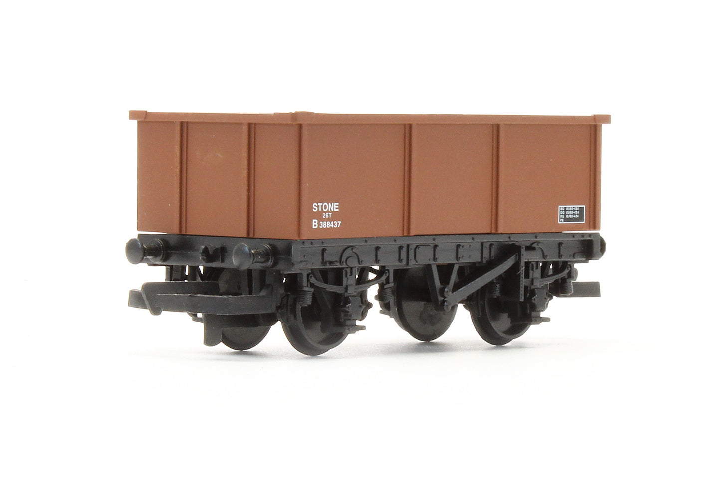 Pre-Owned RailRoad Set Of 3 BR Brown Mineral Wagons