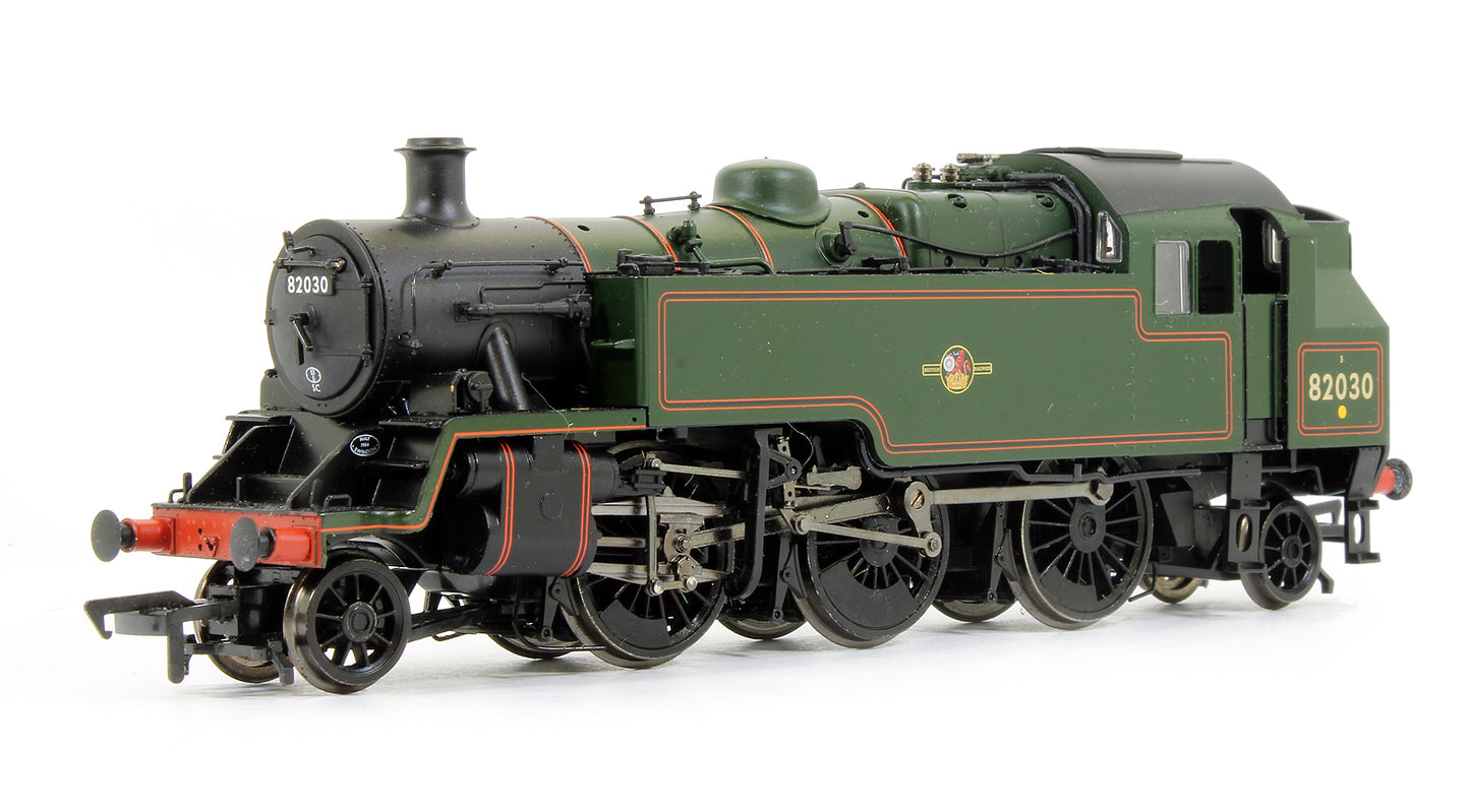 Pre-Owned 31-976A BR Standard Class 3MT Tank 82030 BR Lined Green Late Crest Steam Locomotive - DCC Fitted