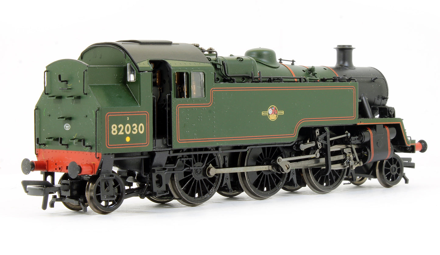 Pre-Owned 31-976A BR Standard Class 3MT Tank 82030 BR Lined Green Late Crest Steam Locomotive - DCC Fitted