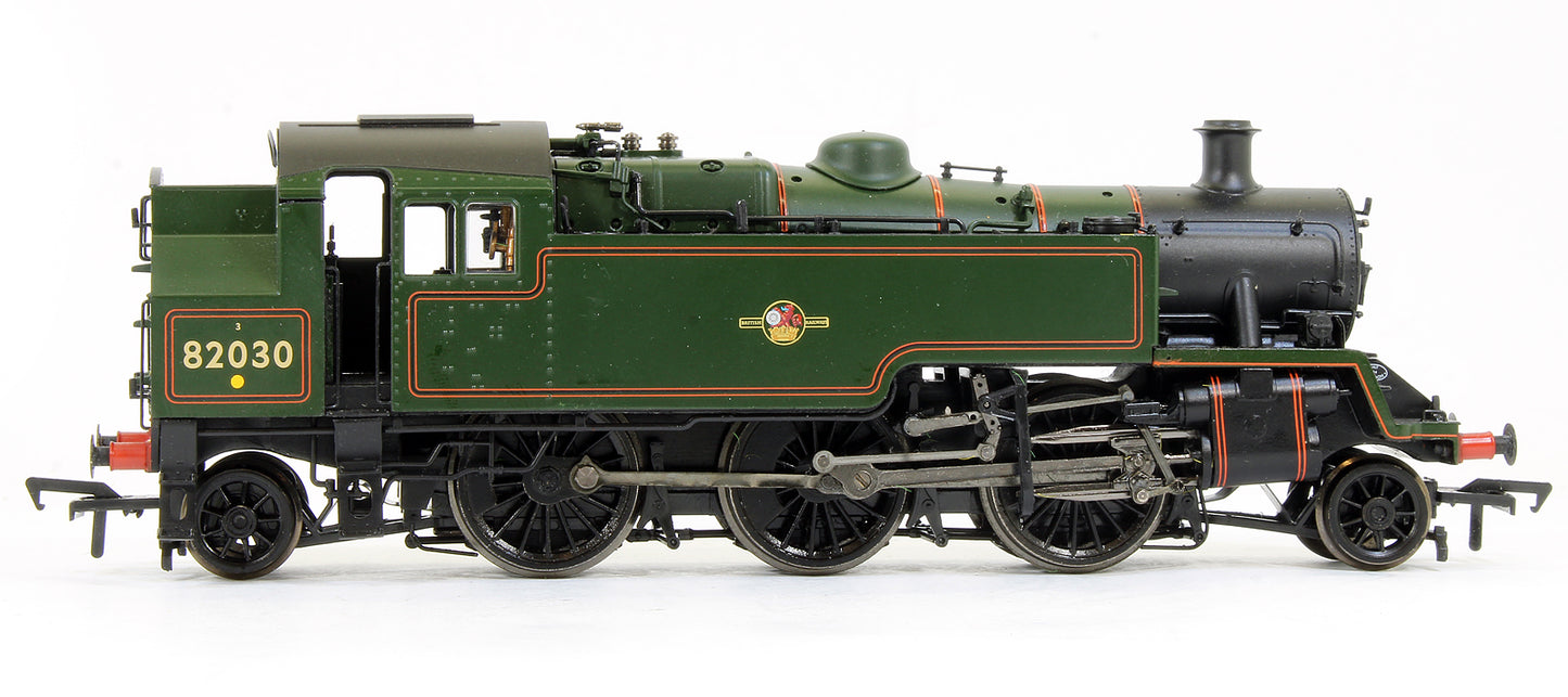 Pre-Owned 31-976A BR Standard Class 3MT Tank 82030 BR Lined Green Late Crest Steam Locomotive - DCC Fitted