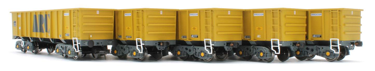 ACC2964 Set of 5 PTA - ARC Early (Procor) Wagons - Pack 1