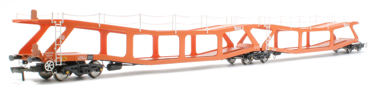 RT-OO-CAR4-403A Quad set Cartic-4 car carrier - Silcock and Collings orange (set A)