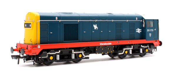 Class 20/0 Headcode Box 20173 'Wensleydale' BR Blue (Red Solebar) Diesel Locomotive