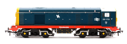 Pre-Owned 35-358SF Class 20/0 Headcode Box 20173 'Wensleydale' BR Blue (Red Solebar) Diesel Locomotive - DCC Sound