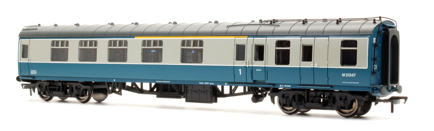 Pre-Owned BR MK1 BCK Brake Composite Corridor Blue & Grey 'M21247'