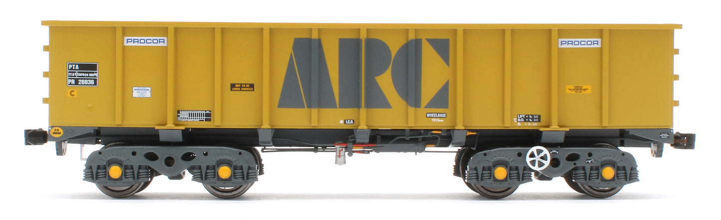 ACC2965 Set of 5 PTA - ARC Early (Procor) Wagons - Pack 2
