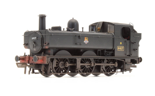 Pre-Owned Class 64XX Pannier Tank 6417 BR Black Early Emblem Steam Locomotive - Custom Weathered