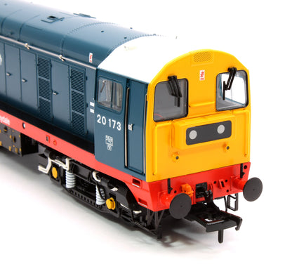 Pre-Owned 35-358SF Class 20/0 Headcode Box 20173 'Wensleydale' BR Blue (Red Solebar) Diesel Locomotive - DCC Sound