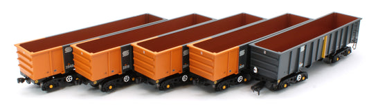 ACC2966 Set of 5 PTA - BSc Consett/Teesside (Pre-TOPS) Wagons - Pack 1