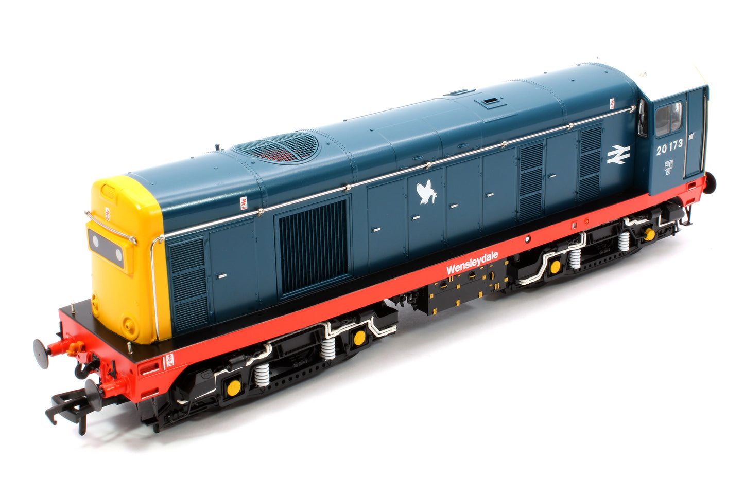 Class 20/0 Headcode Box 20173 'Wensleydale' BR Blue (Red Solebar) Diesel Locomotive - DCC Sound