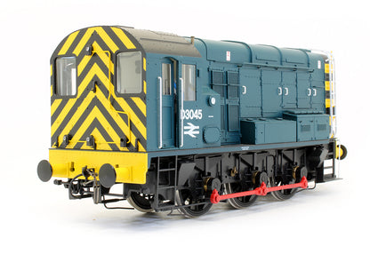 Pre-Owned Class 08 'D3045' BR Blue With Wasp Stripes Diesel Shunter Locomotive