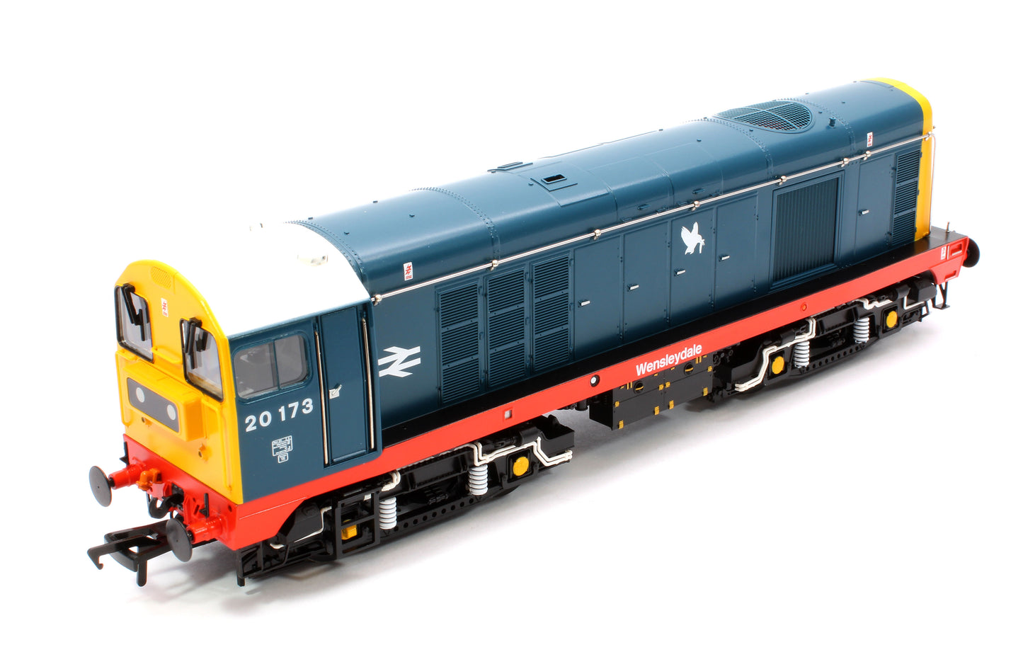 Class 20/0 Headcode Box 20173 'Wensleydale' BR Blue (Red Solebar) Diesel Locomotive - DCC Sound