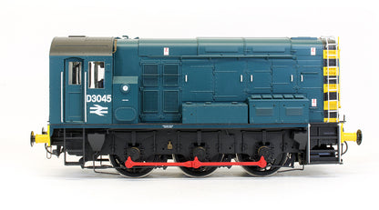 Pre-Owned Class 08 'D3045' BR Blue With Wasp Stripes Diesel Shunter Locomotive