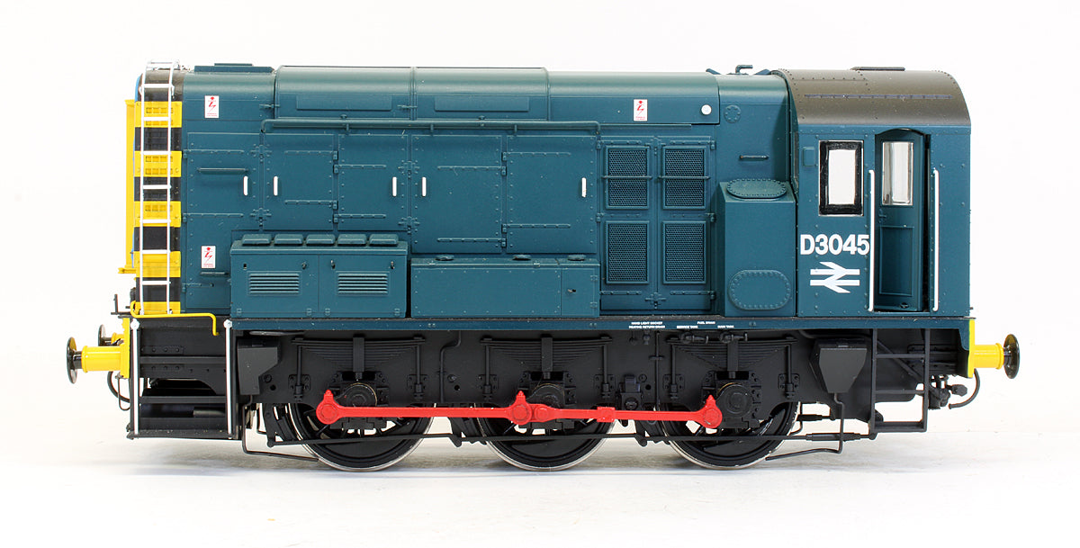 Pre-Owned Class 08 'D3045' BR Blue With Wasp Stripes Diesel Shunter Locomotive