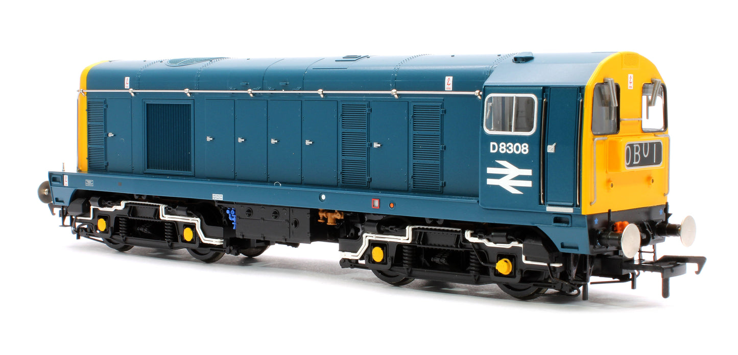 Class 20/0 Headcode Box D8308 BR Blue Diesel Locomotive - DCC Sound