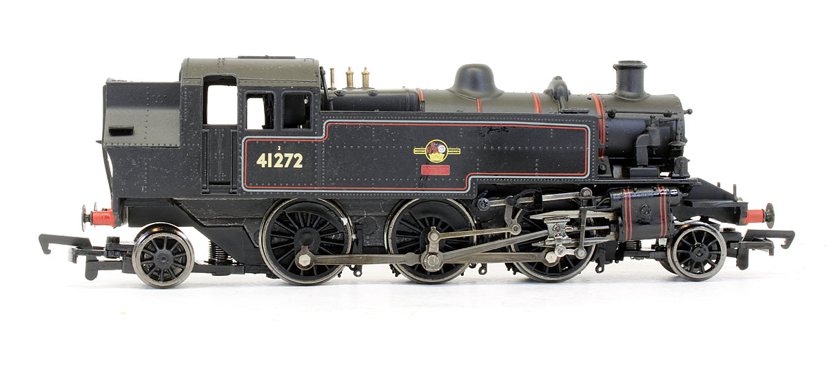 Pre-Owned 31-450A Ivatt 2-6-2 Tank 41272 BR Lined Black Late Crest Push Pull Steam Locomotive