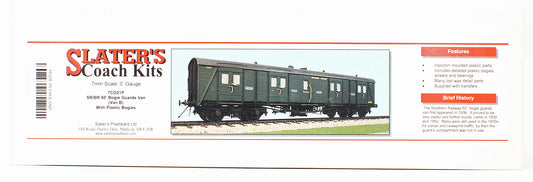 Pre-Owned SR/BR 50' Bogie Guards Van (Van B) With Plastic Bogies - Unbuilt Kit