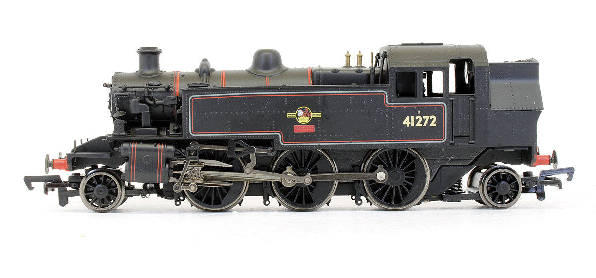 Pre-Owned 31-450A Ivatt 2-6-2 Tank 41272 BR Lined Black Late Crest Push Pull Steam Locomotive