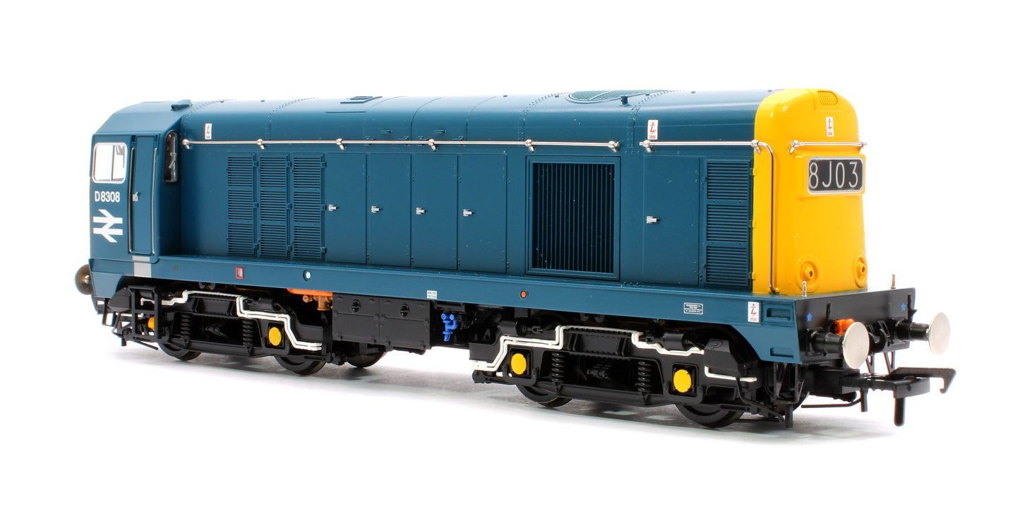 Class 20/0 Headcode Box D8308 BR Blue Diesel Locomotive - DCC Sound