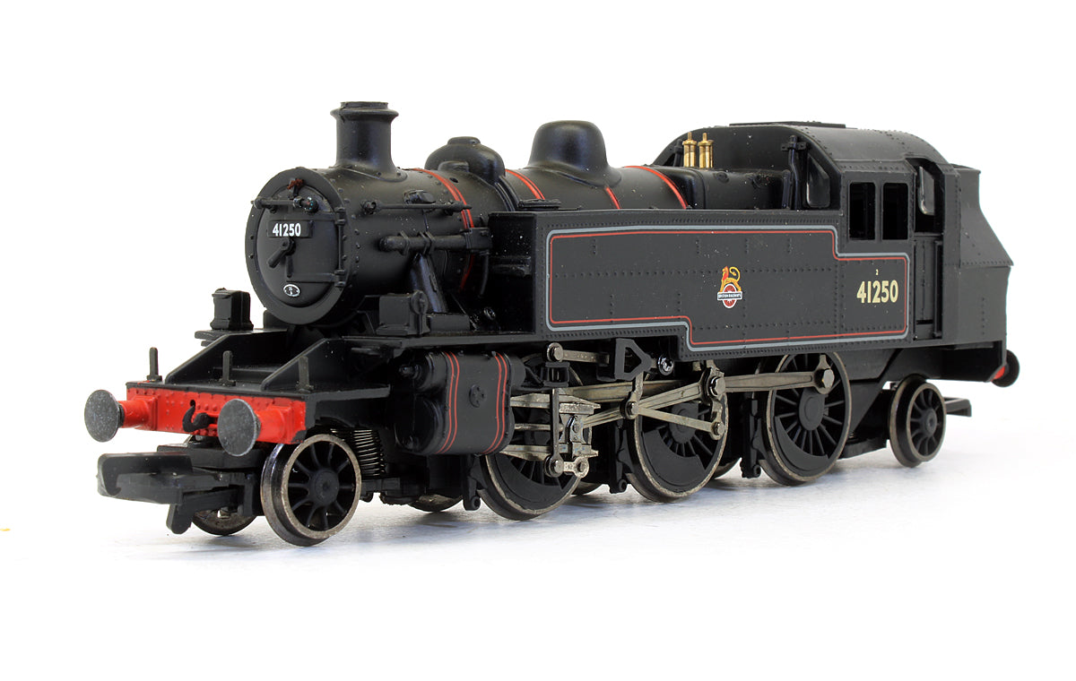 Pre-Owned 31-451A BR Lined Black Ivatt Tank '41250' Early Emblem Steam Locomotive