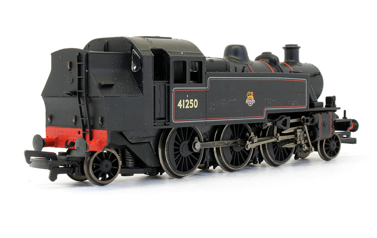 Pre-Owned 31-451A BR Lined Black Ivatt Tank '41250' Early Emblem Steam Locomotive
