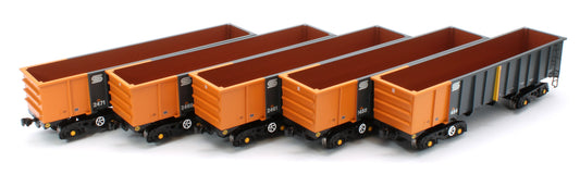 ACC2967 Set of 5 PTA - BSc Consett/Teesside (Pre-TOPS) Wagons - Pack 2
