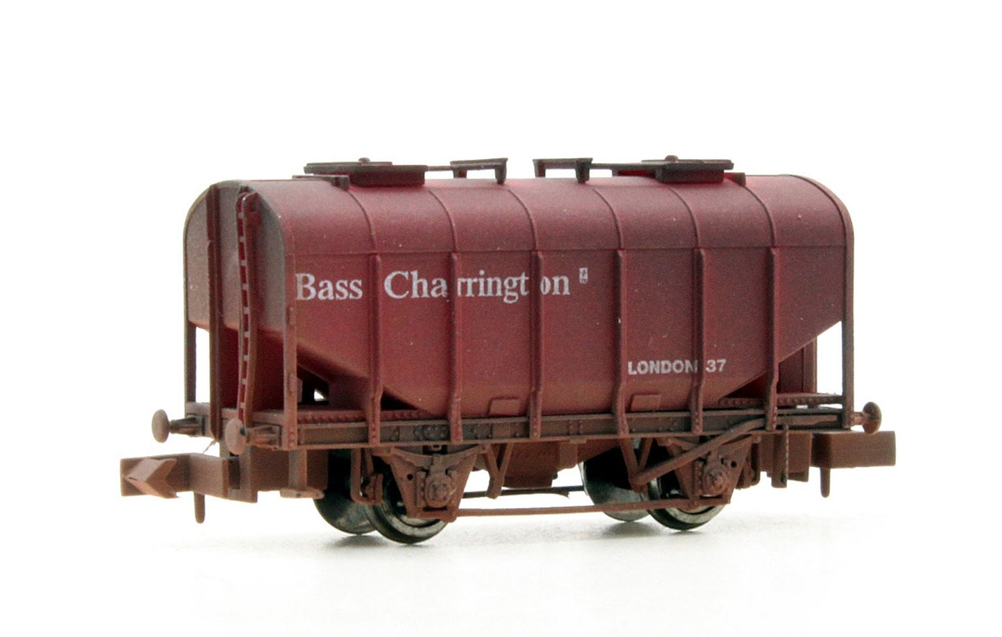 Pre-Owned Dapol 2F-036-032 Bulk Grain Hopper Bass Charrington 37 - Weathered
