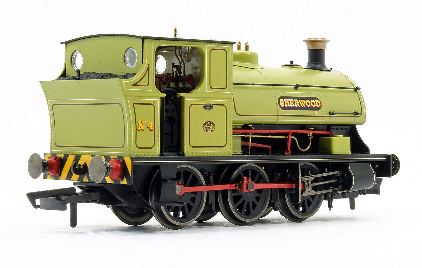 Pre-Owned R3693 Peckett B2 Sherwood Colliery Steam Locomotive No.4 - DCC Fitted